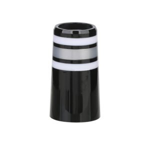 Black White Silver Ferrule