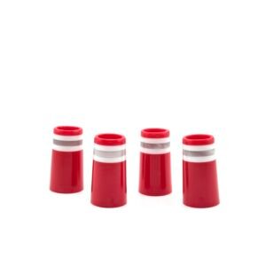 Ferrule Red/White/Silver (.355")